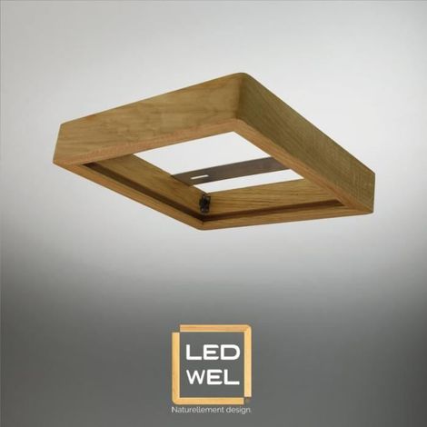 Cadre design en bois - 30x30 cm - Frêne massif - Fixation brevetée invisible - Vernis éco-responsable