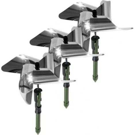 Windmühlen-Vogelabwehr-Vogelscheuche, Tauben-, Krähen- und Reiherabwehr, reflektierender Effekt, drehbar (1/5)