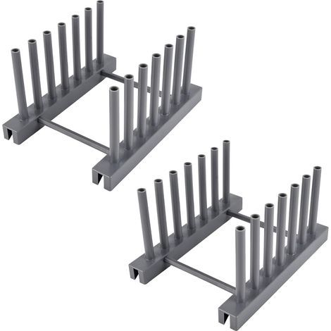 Lot de 2 Supports Couvercles, ABS, Organiseur Cuisine, Égouttoir Placard, Rangement Ustensiles (1/5)