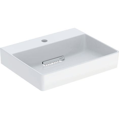 Geberit ONE Aufsatzwaschtisch, Abgang horizontal, weiß, (1/5)