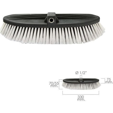 Brosse de lavage pour camions Wolfpack 330x75 cm. filetage 1/2"