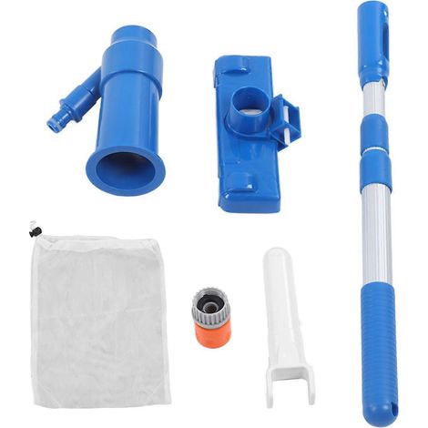 Nettoyeur de piscine portable à jet, facile à assembler, avec perche télescopique pour piscines et spas, prise américaine (1/5)