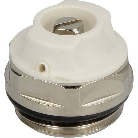 Le Sanitaire – Purgeur radiateur 3/8'' – Extrémité pivotante – Joint EPDM auto-étanche – Température max 120°C