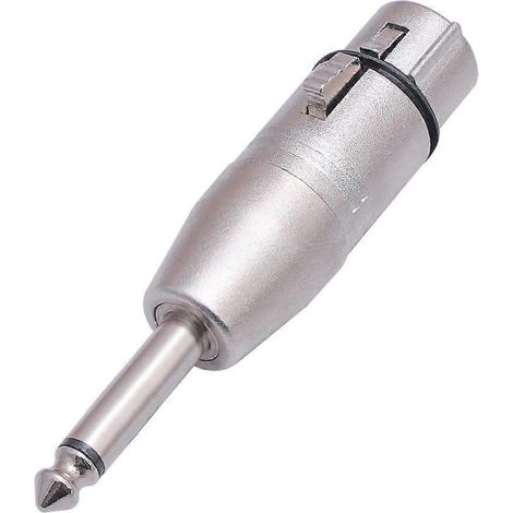 Adaptateur audio 1/4" stéréo vers connecteur femelle 3 broches
