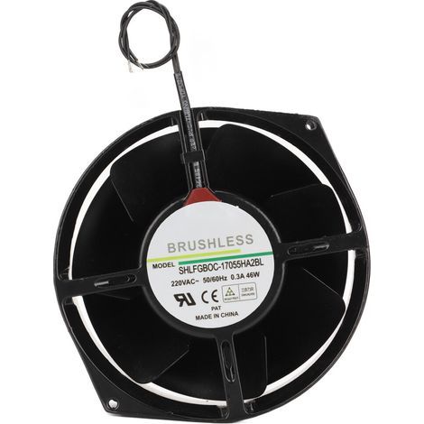 Adapté aux ventilateurs de refroidissement de radiateurs, ventilateurs axiaux à roulements à billes, boîtier en aluminium, durable, silencieux et résistant à la chaleur, convient aux équipements élect (1/2)
