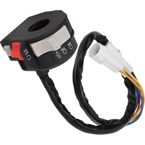 Commutateur guidon gauche 7 fils, démarrage moteur marche/arrêt, phare, remplacement 1S3-83973-11-00, compatible Kodiak 450 700 YFM 2018-2020 (1/5)
