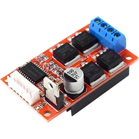 Module de commande de vitesse pour moteur CC en pont en H 450 W 20 A, interrupteur de commande PWM CC 12-36 V, fonction avant et arrière, compatible avec Arduino. (1/5)