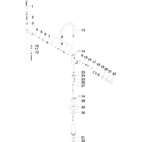 DORNBRACHT 25863661-39 Baignoire-EHM SPÉCIFIQUE À LA SÉRIE 25863661