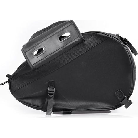 Sacoche de moto, sac latéral de Cycle, organisateur de rangement arrière universel 36-58L avec couvercle étanche (1/5)