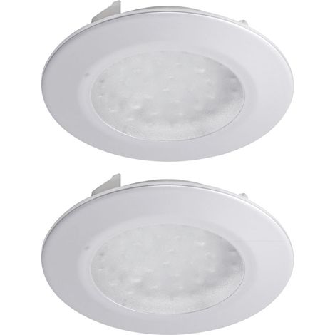 2er Set LED Einbau Lampen Arbeits Zimmer Innen Leuchten Titan Decken Wand Spots Brilliant G00762/11