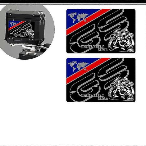 Autocollants de coffre pour BMW R1250GS, R1200GS, F850GS, F800GS, G310GS, F750, 850, 800 et valises en aluminium - 7 (1/5)