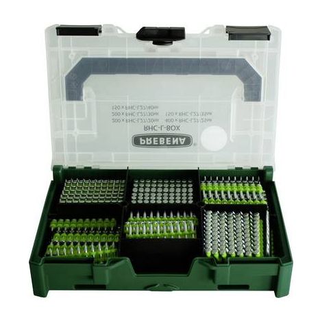 chiodi prebena rhc-l-box acciaio zincato 1100 pezzi