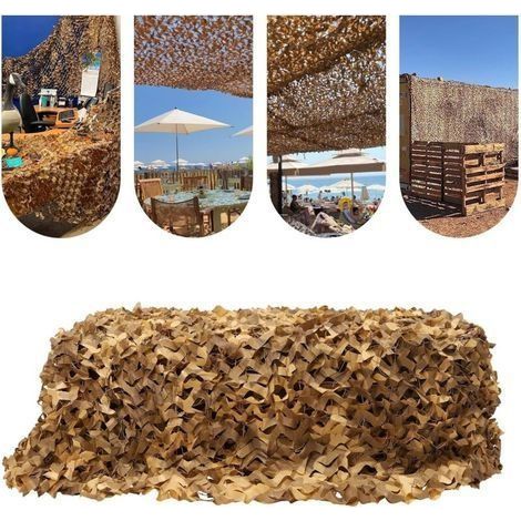 Voile D'ombrage, Filet Camo, Filet De Camouflage Chasse, Filet D'ombrage Militaire 1.5x3m pour Le Salon (1/5)