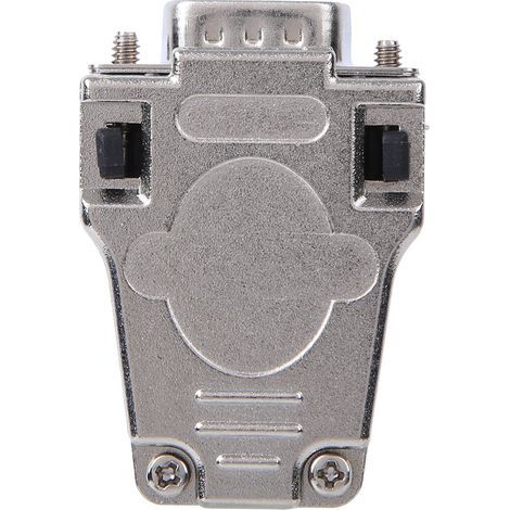 Connecteur Série D-SUB 9 Broches Mâle avec Coque Métallique Antifeu DB9P-180 (1/5)