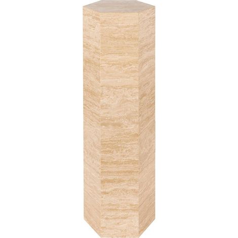Colonne élégante en travertin naturel - Beige naturel (1/5)