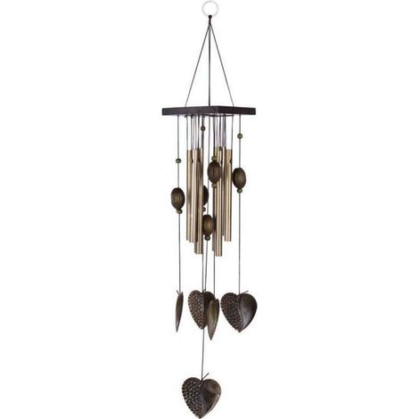 Carillons éoliens porte-bonheur en tubes métalliques pour la maison, le jardin, la vie en plein air, décorations de cloches