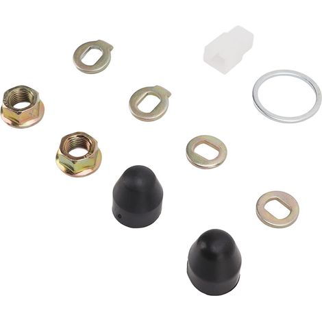 Kit d'écrous de Moteur de moyeu de vélo, écrous de Roue en Acier M14 avec Arbre de 14 mm pour vélos électriques, Scooters, Composants de vélo (1/5)
