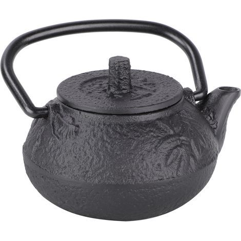 Mini-Gusseisenkessel, japanischer Stil, 50 ml, traditionelle Teekanne mit Teeservice (1/5)