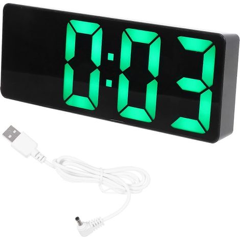 Réveil électronique LED, petit réveil numérique, lot de 4 pour usage domestique (1/5)