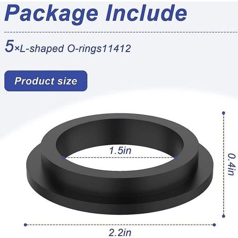 4pcs 11412 rondelles pompe de filtration de piscine L - ring compatible INTEX moteur de pompe à filtre à sable