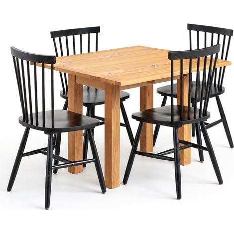 Conjunto de mesas y sillas para comedor Norsica 698 , 75x45x100cm, Diámetro: 0, Número de asientos: 4, Estilo: Contemporary