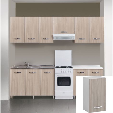 1PZ KIT CUCINA PENSILE 1 ANTA 40X30XH72 CM OLMO (1/2)