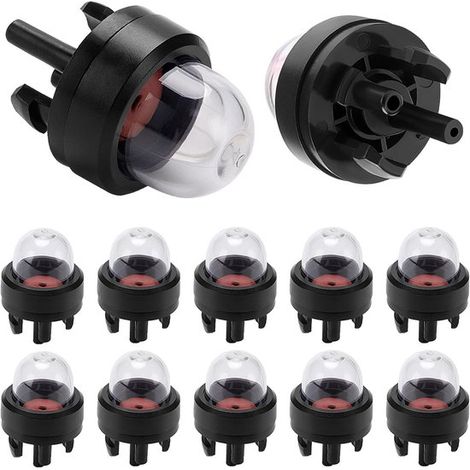 Pompa di avviamento, sfera di carburante per pompa di avviamento del carburatore, tosaerba, motoseghe, soffiatori per foglie, motoseghe elettriche, confezione da 12 (1/5)