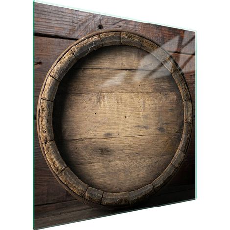 Plaque de protection en verre pour poêle à bois 50x52 (1/5)