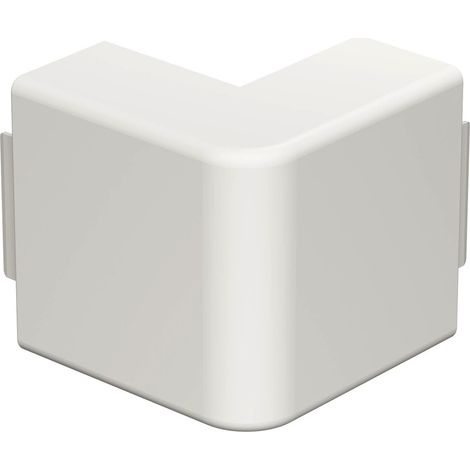 OBO Bettermann Cappuccio angolare esterno 40x90mm polivinilcloruro bianco puro RAL 9010, 6192262