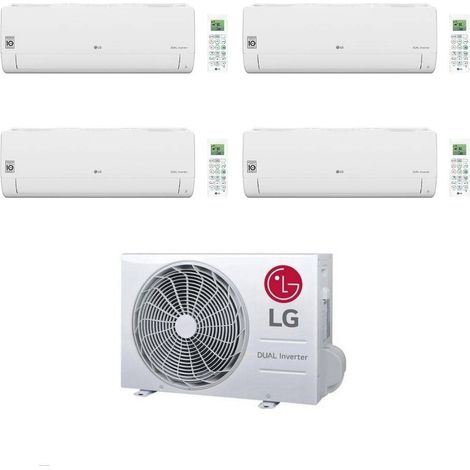 LG Climatizzatore QuadriSplit Libero Smart 7+7+9+9 con MU4R27.U42 Inverter R-32 Wi-Fi Classe A++