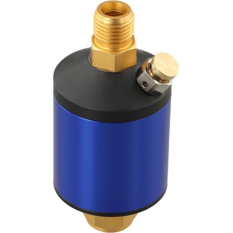 Filtre compresseur d'air, séparateur d'humidité, séchoir à air G1/4, élimine l'huile et l'eau pour outils pneumatiques, corps en alliage d'aluminium (1/5)