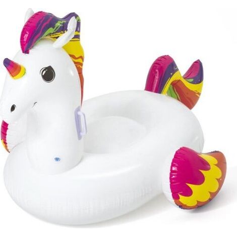 Unicorno gonfiabile cavalcabile galleggiante 155 cm