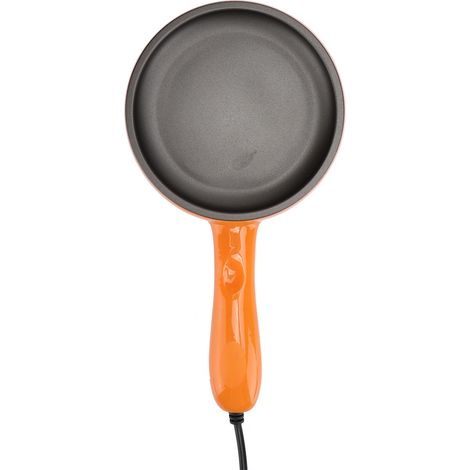 Poêle Électrique Mini Multifonction Antiadhésive - Cuisson d'Œufs, Vapeur et Grill, Petit Déjeuner, 220V EU