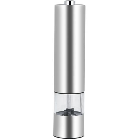 Ej.Life Elektrische Pfeffermühle Edelstahl Elektrische Salz- und Pfeffermühle Mühle Einstellbare Grobheit Batterieleistung (1/5)