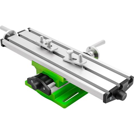 Table cruciforme Perceuse à colonne Table de fraisage Table de coordonnées Étau Traîneau transversal Table de travail Support multifonction Mini fraiseuse Compound Traîneau transversal Perceuse (1/5)
