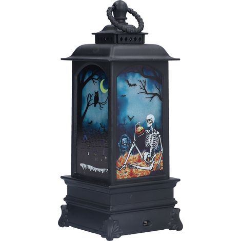 d Halloween LED portable lanterne bougie veilleuse lampe (1/4)