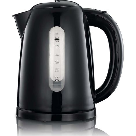Bollitore elettrico 17l nero senza fili con spegnimento automatico (1/3)