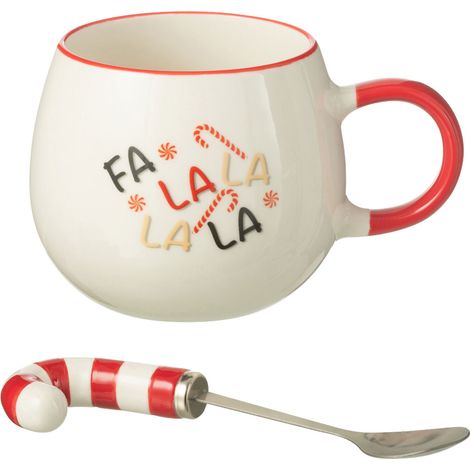 Set cadeau mug et cuillère canne en sucre d'orge (1/3)