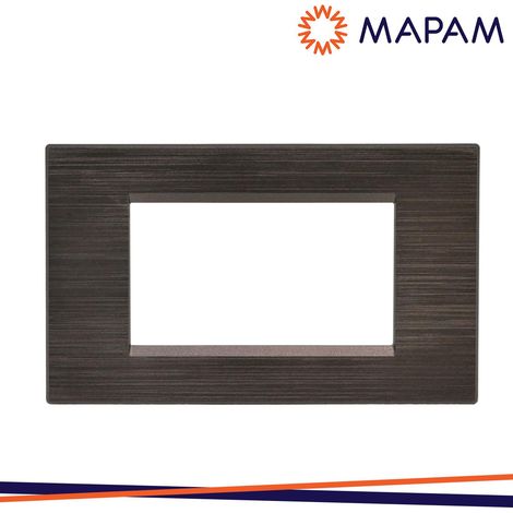 PLACCA TECNOPOLIMERO SPAZZOLATO 8004SL-7 T1-ART 4P T.D.M. (1/3)