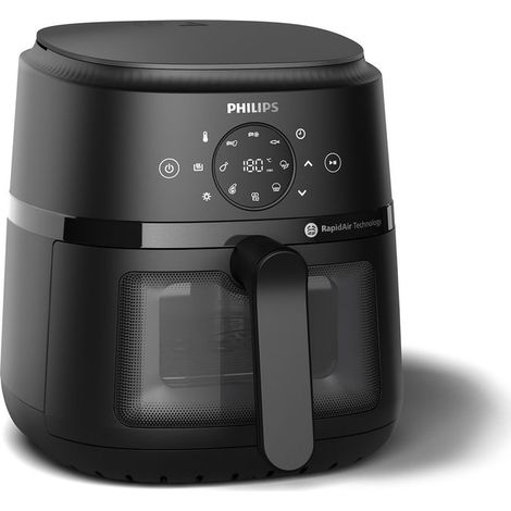 Philips, Friggitrice ad Aria Serie 2000 NA220-00, 4.2L, 1500W, 13 in 1, Nero