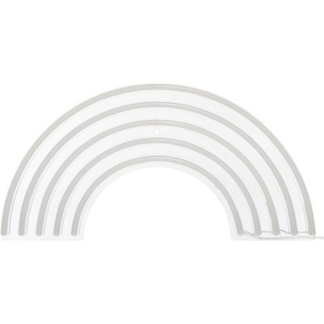 Tubo de neón mural Arc en ciel L38cm - Atmosphera créateur d'intérieur (1/4)