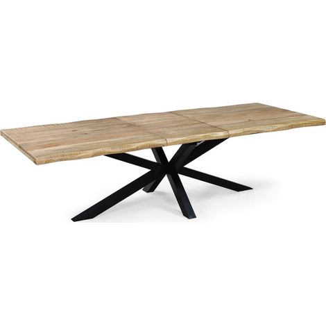 Table à manger extensible 200/240 cm manguier massif Théo
