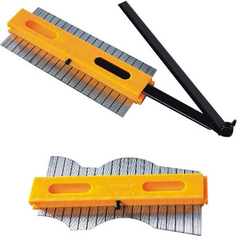 Multirex – Lamelleuse double 200mm – Lamelles métalliques pour découpe précise – Utilisation séparée ou ensemble – Pour gabarits de découpe