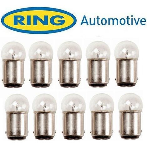 10 Ampoules R209 BA15D 12V 5W R5W