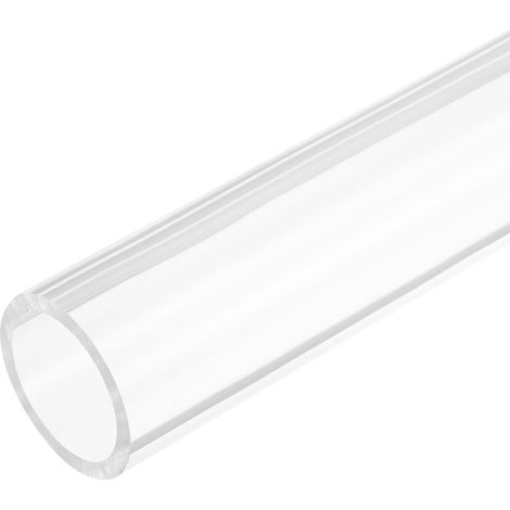 Tube Rond Rigide en Acrylique Transparent 40 mm ID 50mm OD 30.5cm Tuyau Plastique pour Lampes et Lanternes, Système de froid par Eau (1/5)