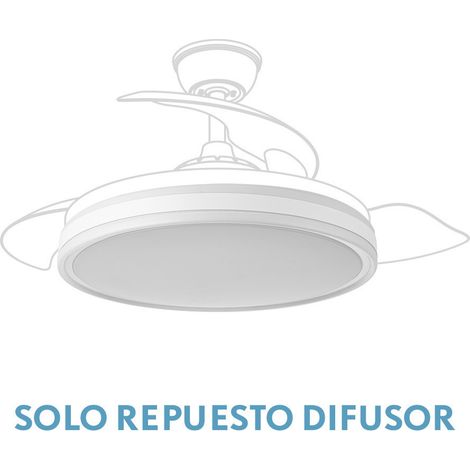 Difusor ventilador bayomo grande 108d blanco