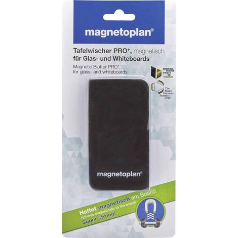 Magnetoplan PRO+ cepillo para pizarra negra y azul con imán de neodimio