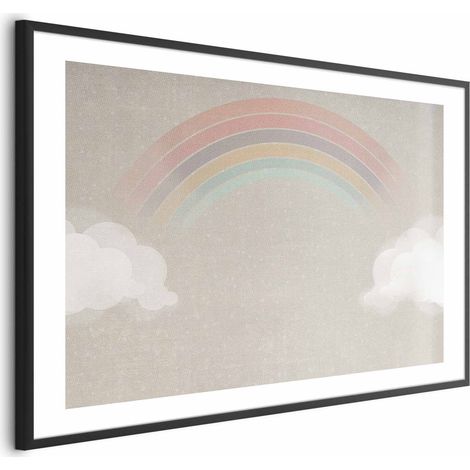Póster - Arcoíris bajo la lluvia (1/4)