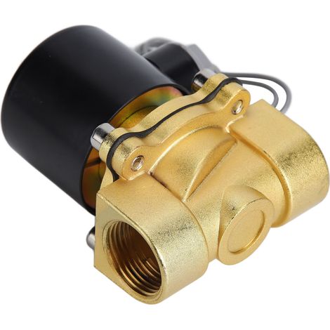 12V DC Magnetventil aus massivem Messing, schnelle Ansprechzeit, normalerweise geschlossen, für pneumatische Automatisierungs- und Industrieanlagen. (1/5)