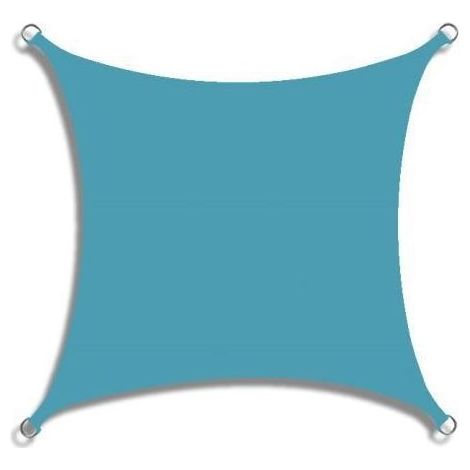 Voile d'Ombrage Rectangulaire Imperméable,Polyester Oxford Protection UV 95 %,Indéchirable,Protection Solaire d'Extérieur pour Jardin,Balcon,Terrasse,Patio,Camping(lac bleu,2x2m) (1/5)